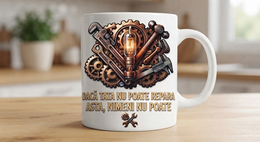 Cană pentru tată – Dacă tata nu poate repara asta, nimeni nu poate