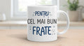 Cană pentru frate – Pentru cel mai bun frate, ursuleț și steluțe