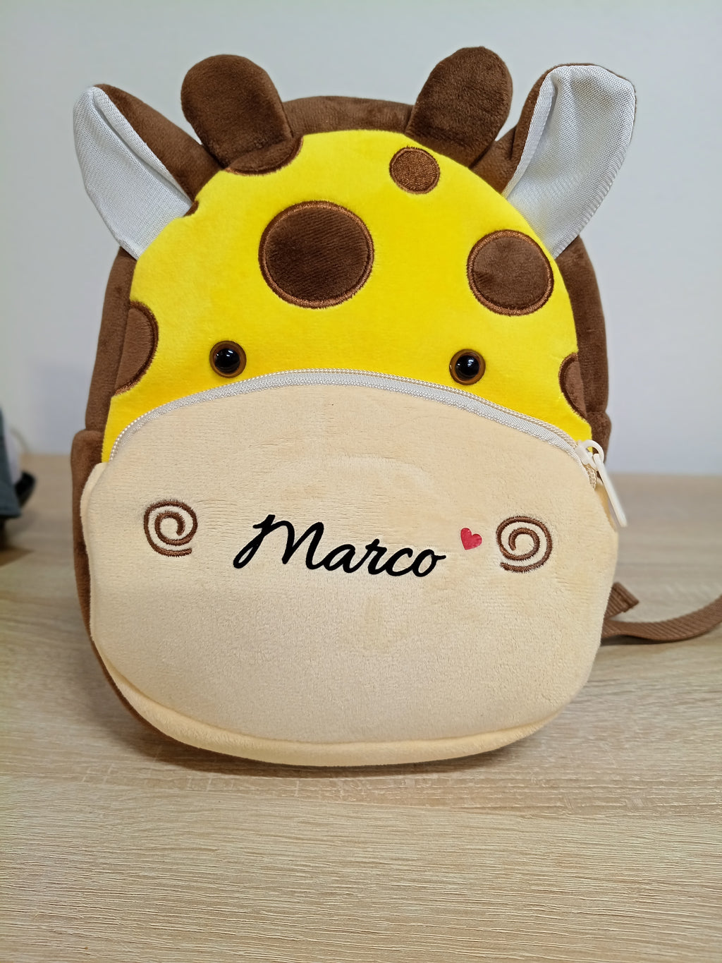 Ghiozdan Gradinita,  model Girafa