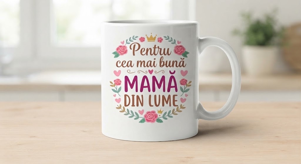 Cană pentru mamă – Pentru cea mai bună mamă din lume