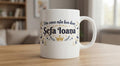 Cană Șefa Ioana – Din cana asta bea doar șefa, coroană și steluțe