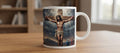Cană cu design religios – Răstignirea lui Iisus