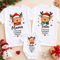 Set familie cu reni – Crăciunul înseamnă familie, Mama, Tata și Bebe