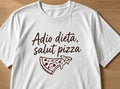Tricou bărbați „Adio dietă, salut pizza”