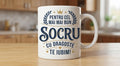 Cană pentru socru – Cu dragoste, te iubim!, coroană și lauri