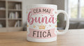Cană pentru fiică – Cea mai bună fiică, cu bannere roz