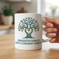 Cană pentru familie – Dragostea familiei este o comoară veșnică