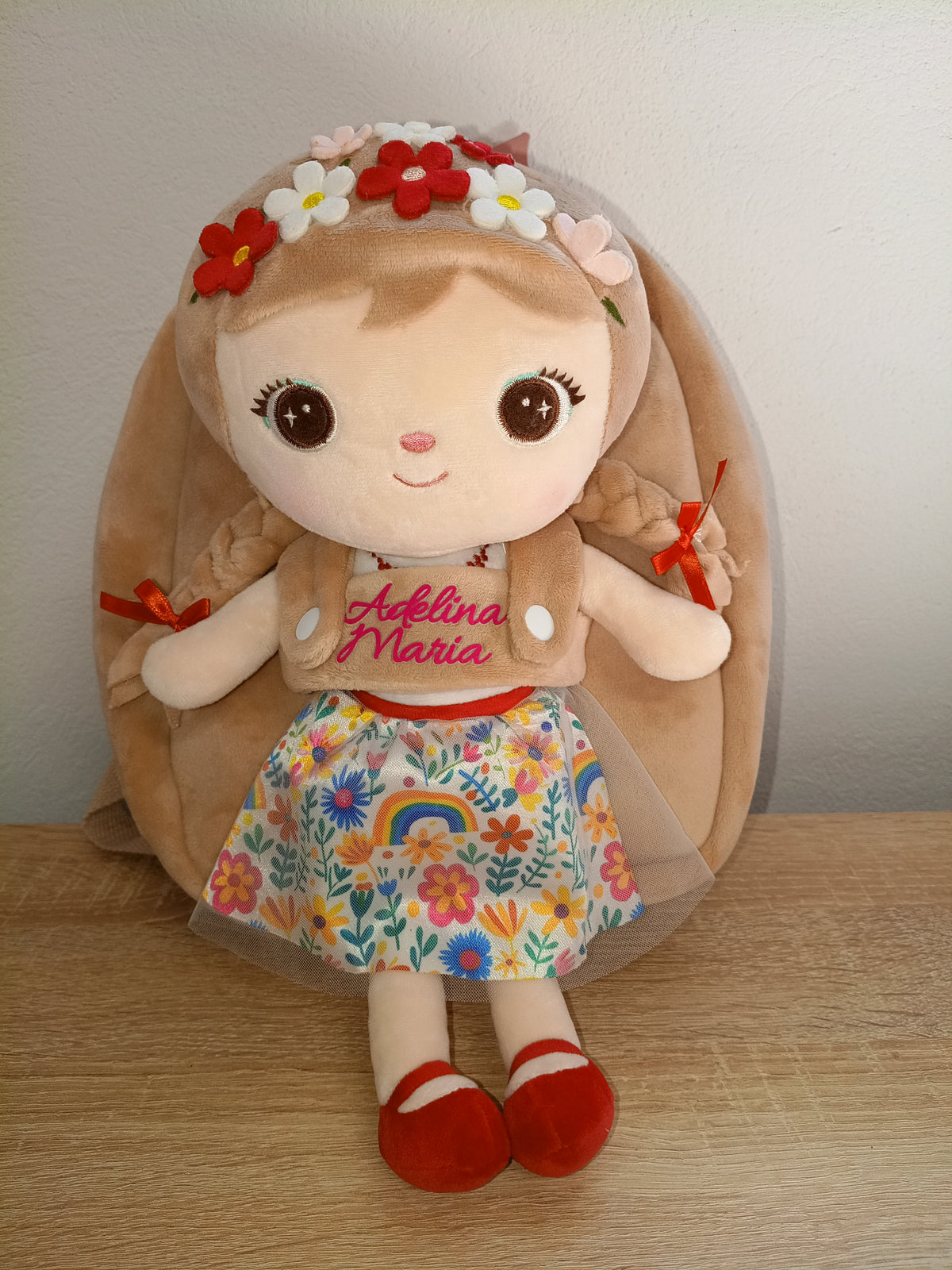 Ghiozdan Personalizat Printesa Florilor -Fetite