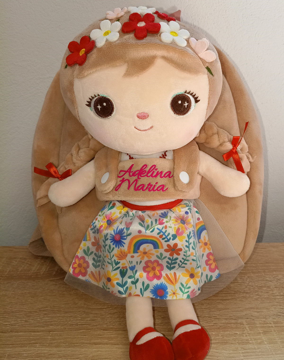Ghiozdan Personalizat Printesa Florilor -Fetite