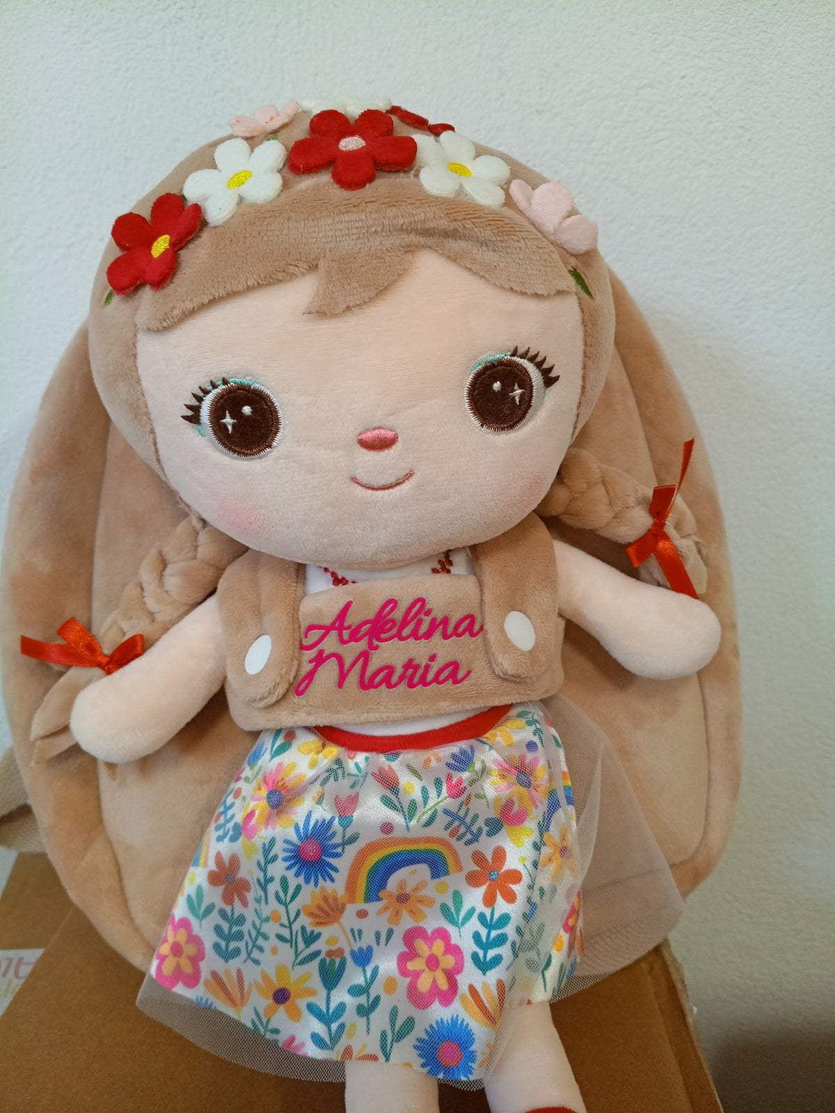 Ghiozdan Personalizat Printesa Florilor -Fetite