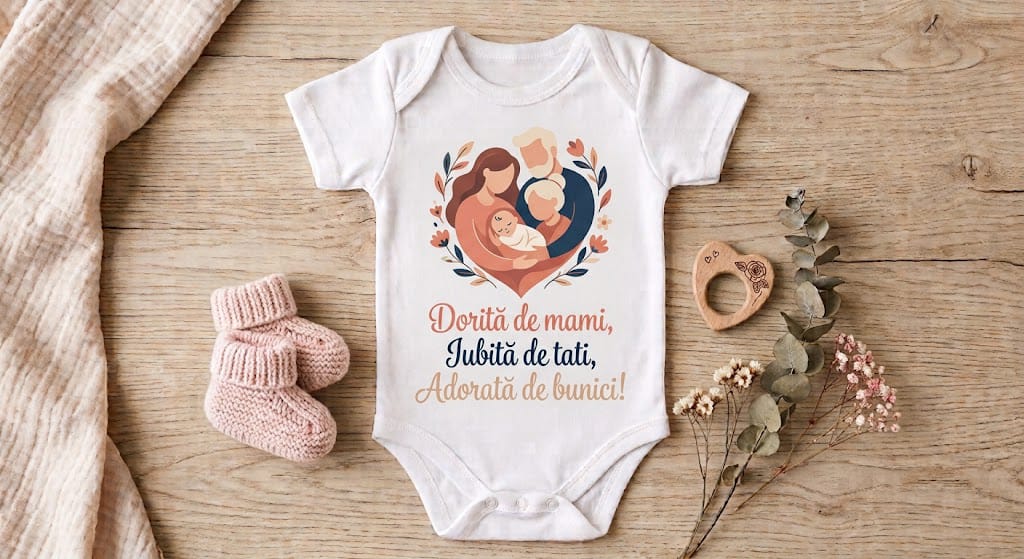 Body Dorită de mami, iubită de tati, adorată de bunici – Familie în inimă