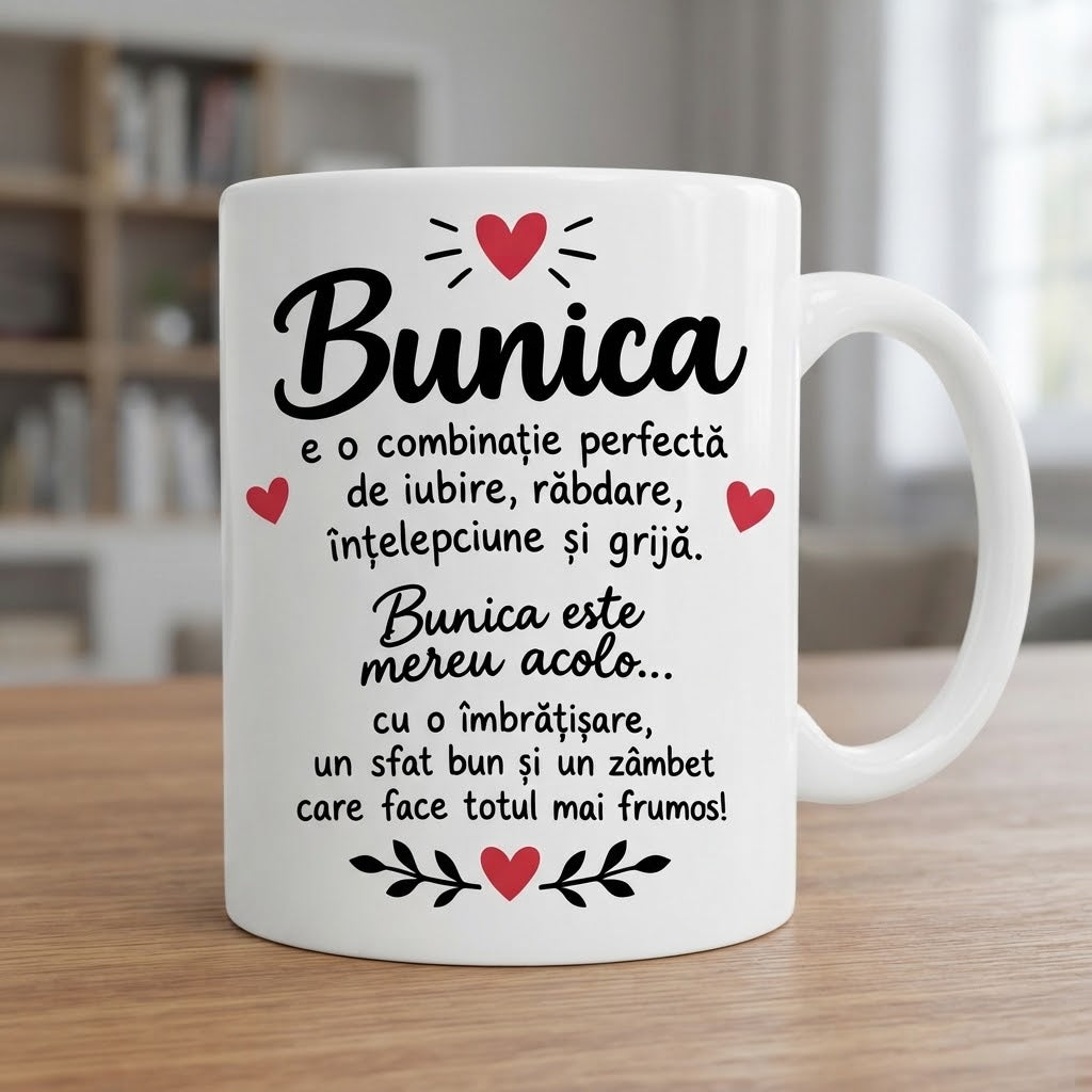 Cană pentru bunică – Iubire, răbdare, înțelepciune și grijă