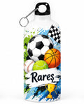 Bidon de apă personalizat cu nume și design sportiv, 500 ml