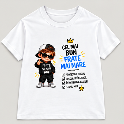 Tricou personalizat copii – Cel mai bun frate mai mare