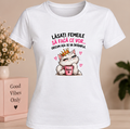 Tricou femei cu pisică încoronată și mesaj „Lăsați femeile să facă ce vor”