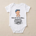 Body personalizat – Dacă mă vezi că plâng, șapcă albastră