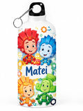 Bidon de apă personalizat Fixiki cu numele copilului, 500 ml