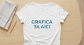 Tricou damă alb personalizat cu grafica ta