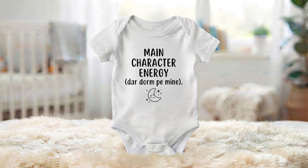 Body personalizat – Main Character Energy, dar dorm pe mine