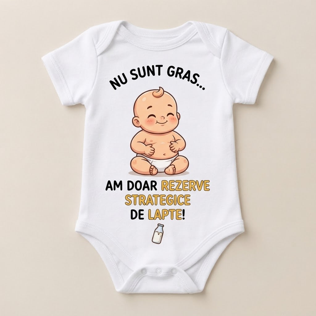 Body personalizat – Nu sunt gras, rezerve strategice de lapte