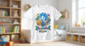 Tricou personalizat copii cu nume – Eliana, Fixiki și roți dințate