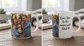Cană personalizată cu fotografie – Love You to the moon and back