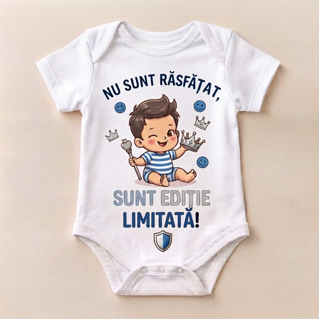 Body personalizat – Nu sunt răsfățat, sunt ediție limitată