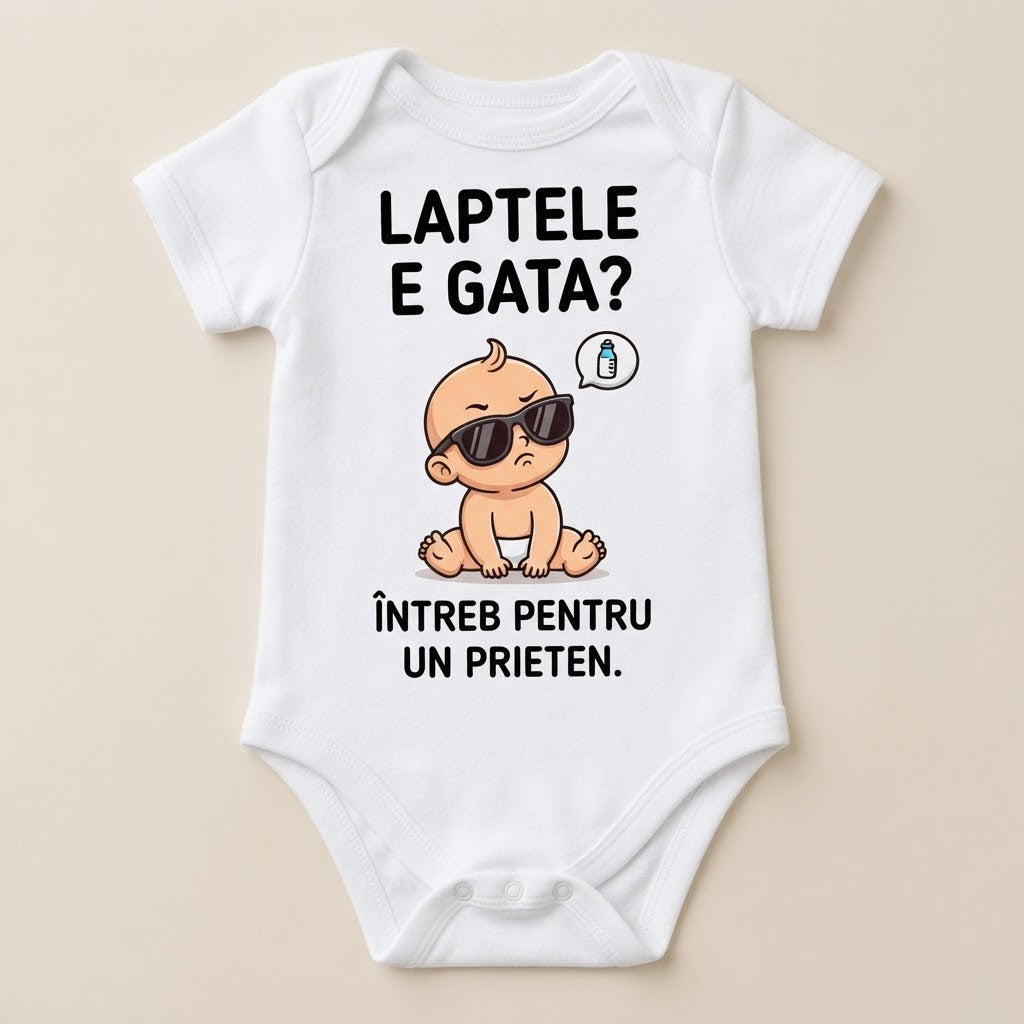 Body personalizat – Laptele e gata? Întreb pentru un prieten