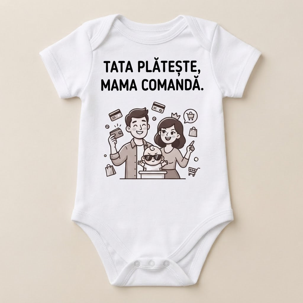 Body personalizat – Tata plătește, mama comandă