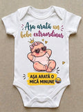 Body personalizat – Așa arată un bebe extraordinar, fundiță roz