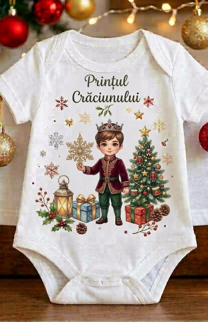 Body de Crăciun – Prințul Crăciunului, brad și felinar
