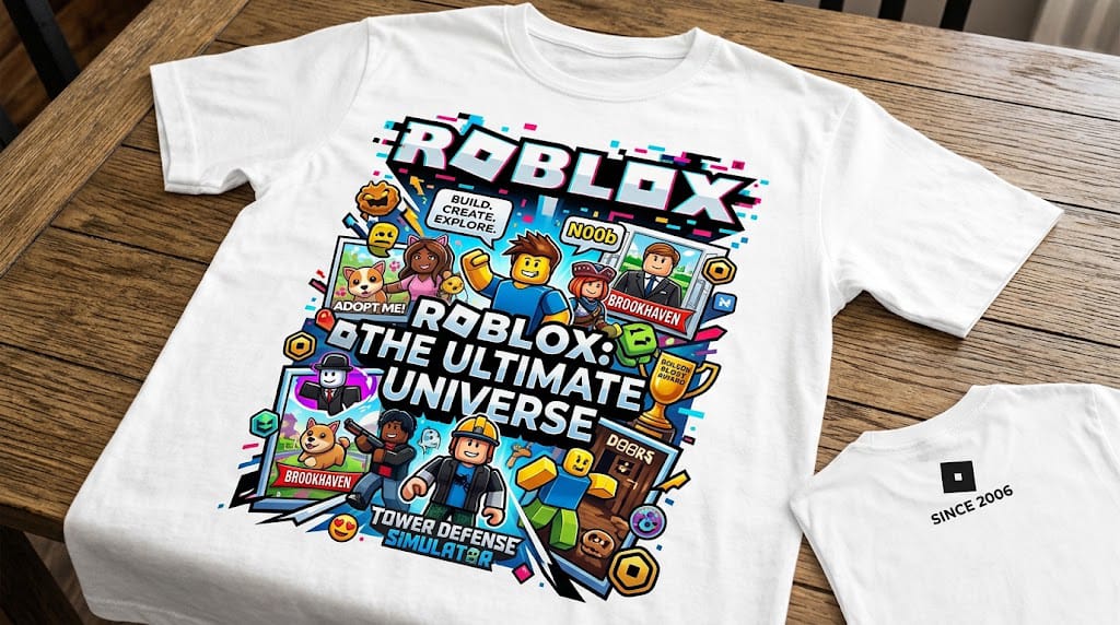 Tricou personalizat copii – Roblox, The Ultimate Universe