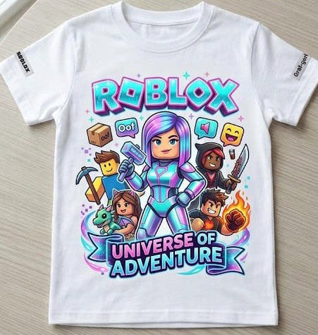 Tricou personalizat copii – Roblox, Universe of Adventure