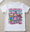 Tricou personalizat copii – Roblox, Game Girl!