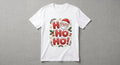 Tricou bărbați de Crăciun „Ho Ho Ho!”, cu Moș Crăciun