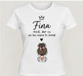 Tricou personalizat femei – Fina, un loc mare în inimă