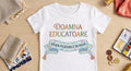 Tricou personalizat femei – Doamna Educatoare, Grupa Picăturile de Rouă