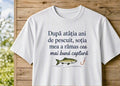 Tricou bărbați „Soția mea a rămas cea mai bună captură”, pescuit