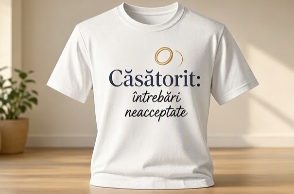 Tricou bărbați „Căsătorit: întrebări neacceptate”