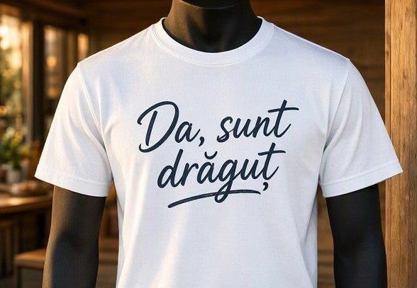 Tricou bărbați „Da, sunt drăguț”