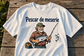 Tricou bărbați „Pescar de meserie”, cu pescar și pești