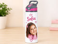Bidon de apă personalizat cu fotografia ta și nume, 650 ml