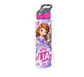 Bidon de apă personalizat cu Prințesa Sofia, iepuraș și nume, 650 ml