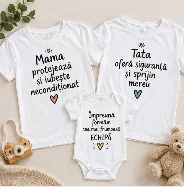 Set familie – Împreună formăm cea mai frumoasă echipă