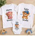 Set familie cu ursuleți – Mama Ursuleț, Tata Ursuleț și Bebe Ursuleț