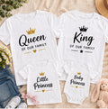 Set familie cu coroane – Queen, King, Little Princess și Baby Princess, 4 piese