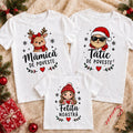 Set 3 tricouri familie de Crăciun – Părinți de poveste și Fetița noastră