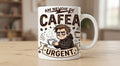 Cană cu mesaj amuzant – Am nevoie de cafea urgent