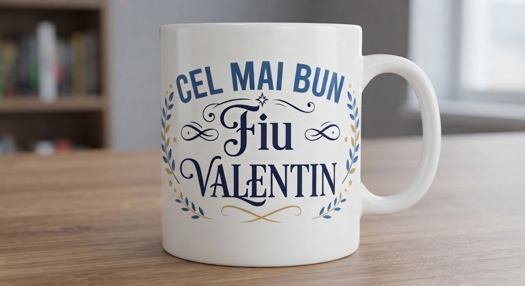 Cană pentru fiu – Cel mai bun fiu, Valentin