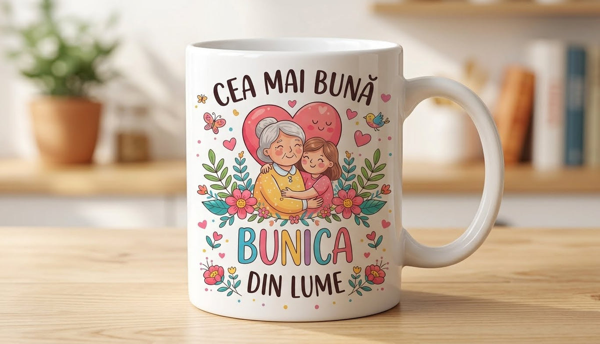 Cană pentru bunică – Cea mai bună bunică din lume